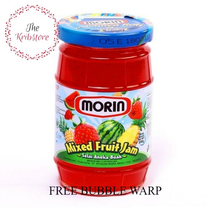 

MORIN Selai Roti Mixed Fruits Jam Toples 170 gr