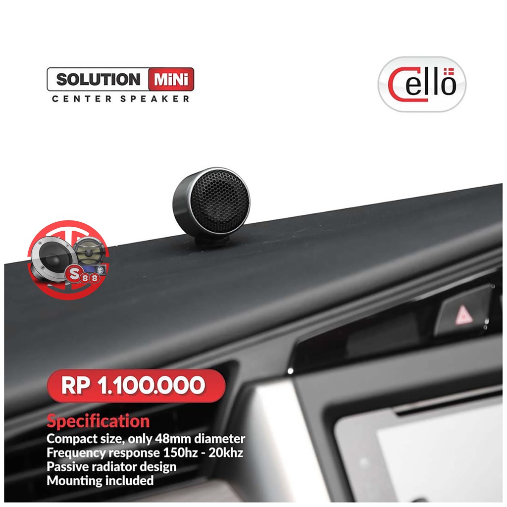 Cello Solution Mini Speaker Center Mobil