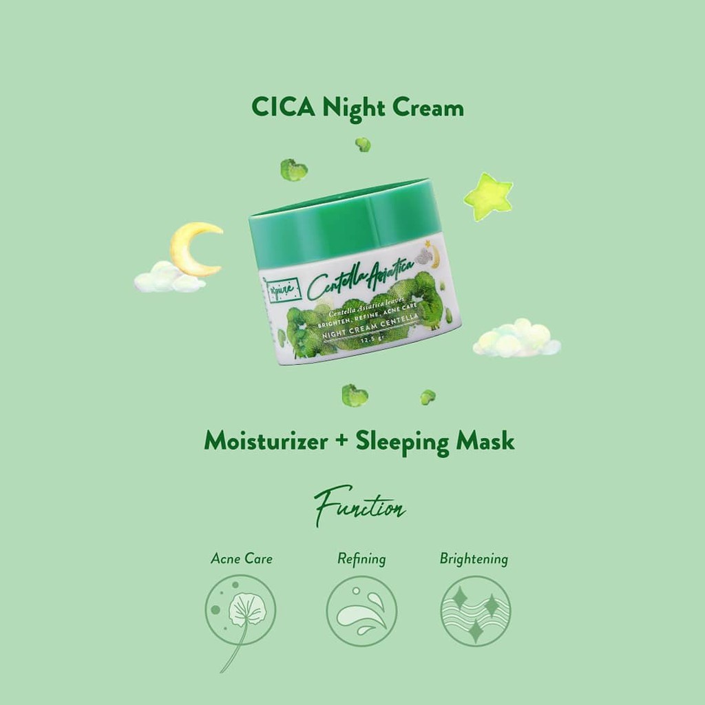 NPURE NIGHT CREAM CENTELLA ASIATICA) 12.5GR