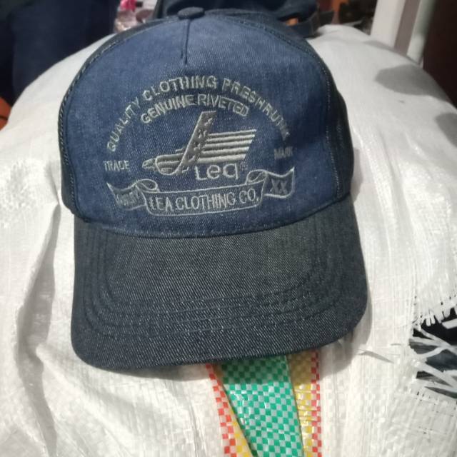 Topi lea blue jeans original
