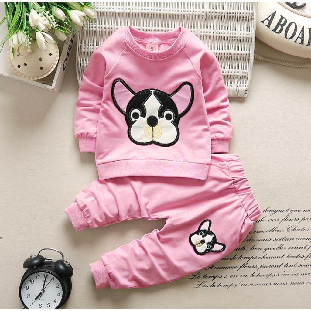 SETELAN SWEATER JOGGER ANAK PEREMPUAN 1-5 TAHUN SWEATER HODDED SETELAN ANAK PEREMPAUN BAJU ANAK