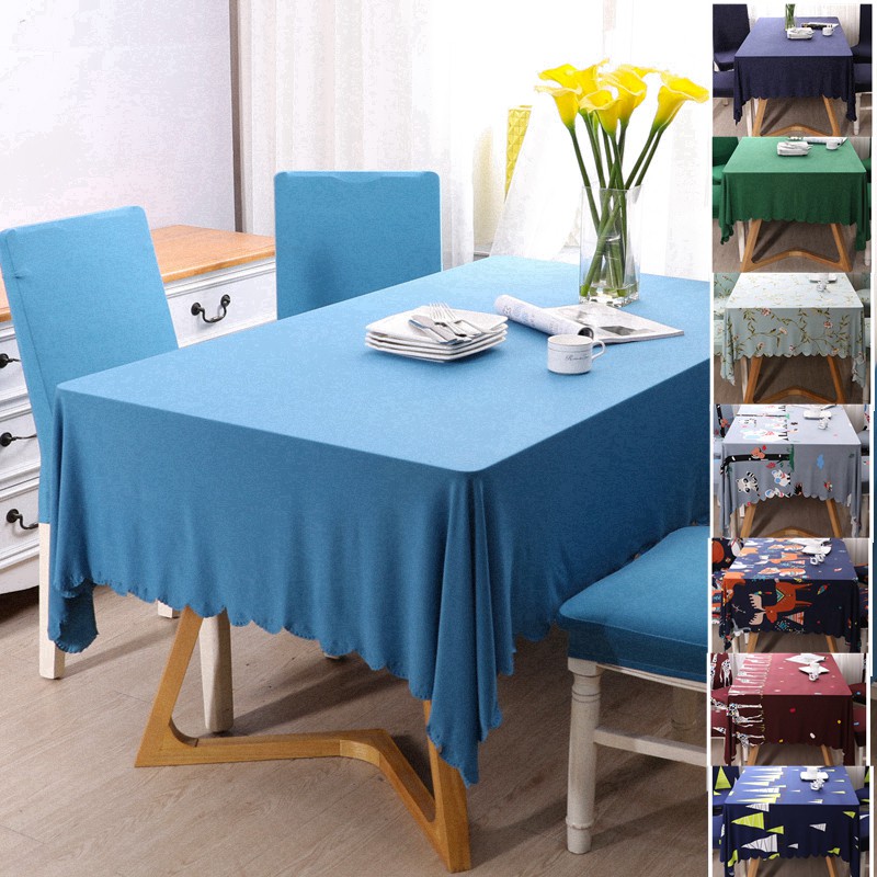 Taplak Alas Meja Sarung Kerusi Makan Elastic Dinning Table Cloth With Chair Cover Shopee Indonesia