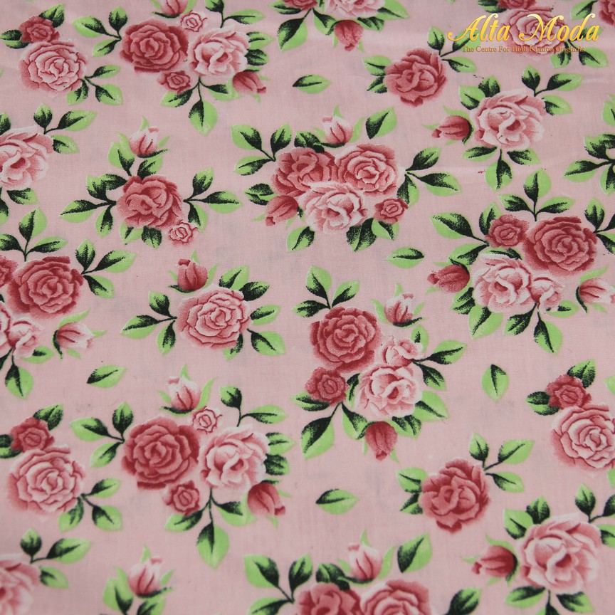 

Alta Moda Katun Motif Crepe Motif Bunga Pink (1M)