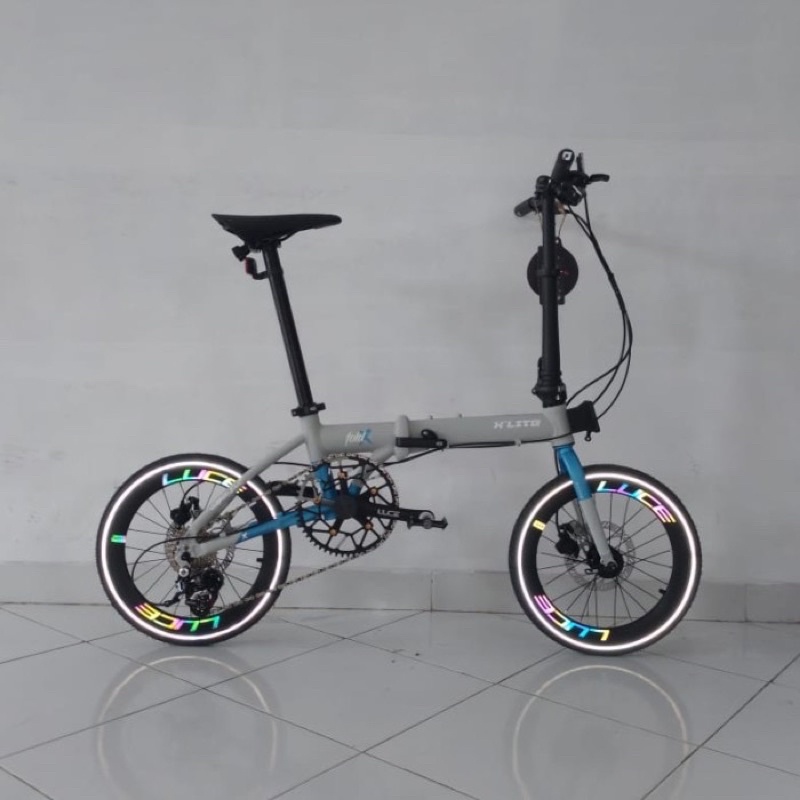 Sepeda Lipat Folding Bike FoldX X Lite 16 349 11 Speed Hidrolik 2020