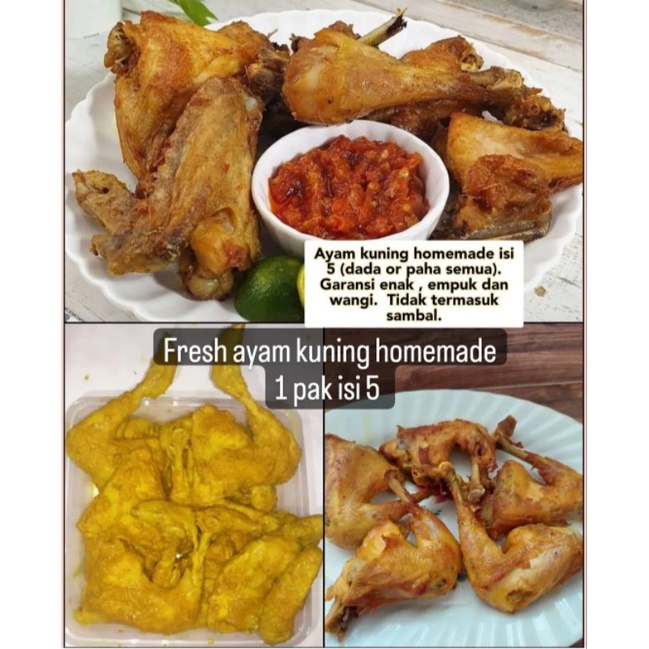 

ayam kuning ungkep homemade