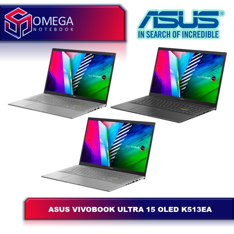 ASUS VIVOBOOK 15 K513EA OLED351 I3 1115G4 8GB 512GB 15.6&quot; FHD Windows 11 + OHS