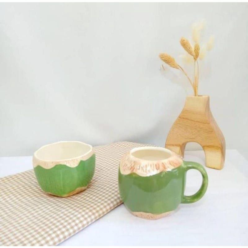 [MT] MUG COCONUT/ MUG POLOS HITAM
