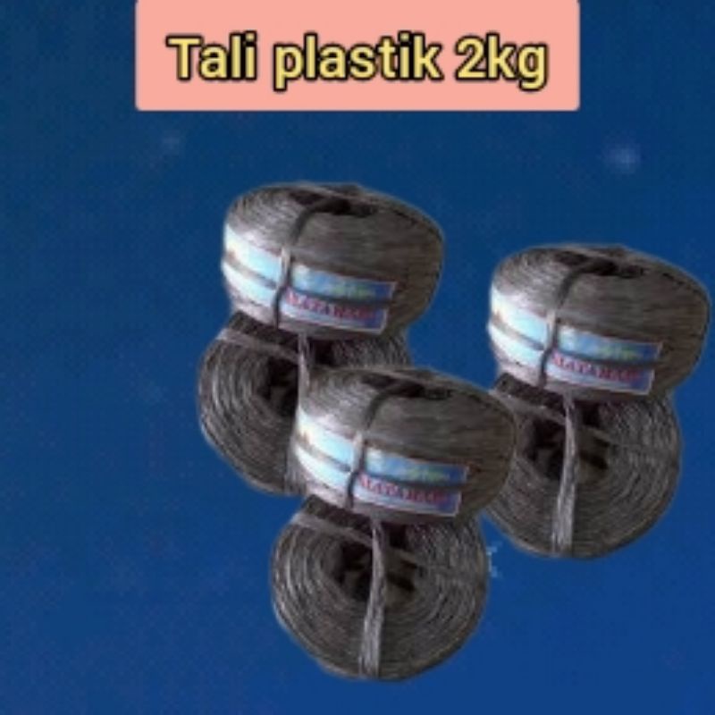

Tali plastik, Tali rafia merk matahari ukuran 2kg