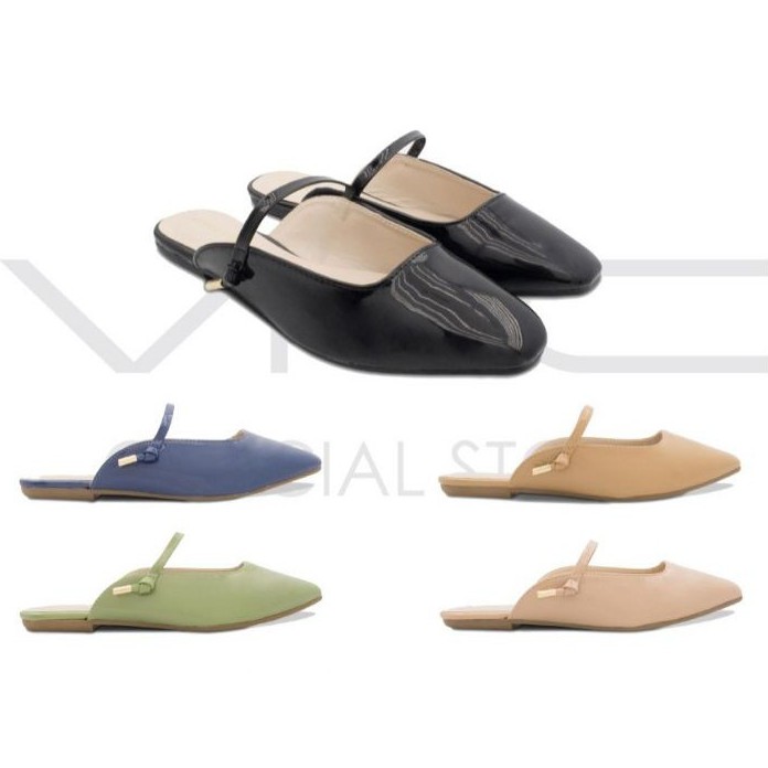 Crazysale❣️ Cakep VINCCI ORIGINAL VI20242572 BLACK BLUE GREEN BROWN PINK SEPATU KERJA HITAM CASUAL K