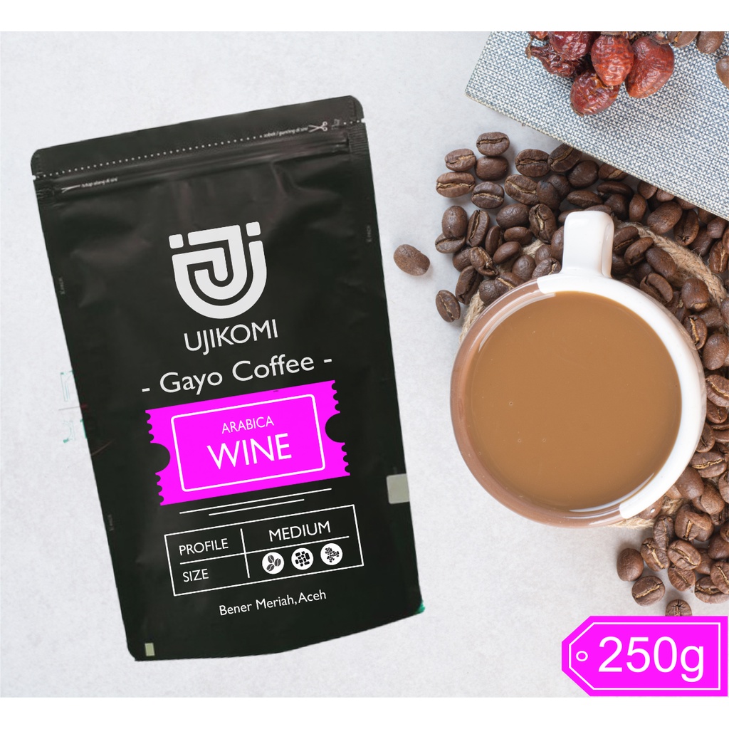 

Kopi Arabica Gayo Wine Process (250g)