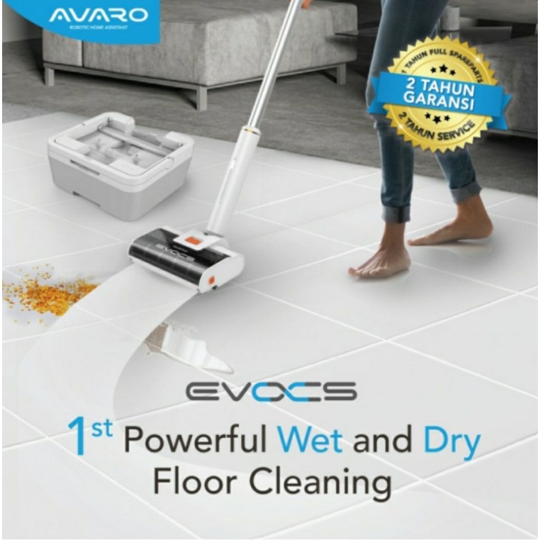 AVARO EVOCS ALAT PEL Wet Dry Floor Cleaning Mop Vacuum Basah Kering