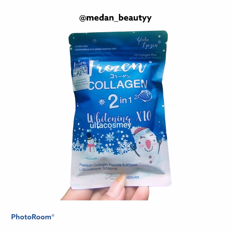 [ original ] frozen collagen biru - frozen collagen 2in1