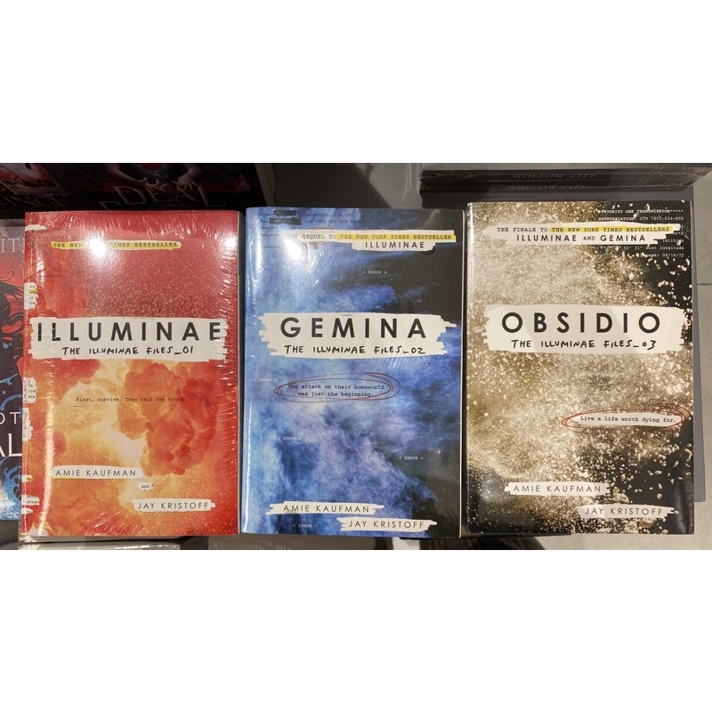 (NEW+English+Original) Illuminae Gemina Obsidio The Illuminae Files by Amie Kaufman & Jay Krsitoff