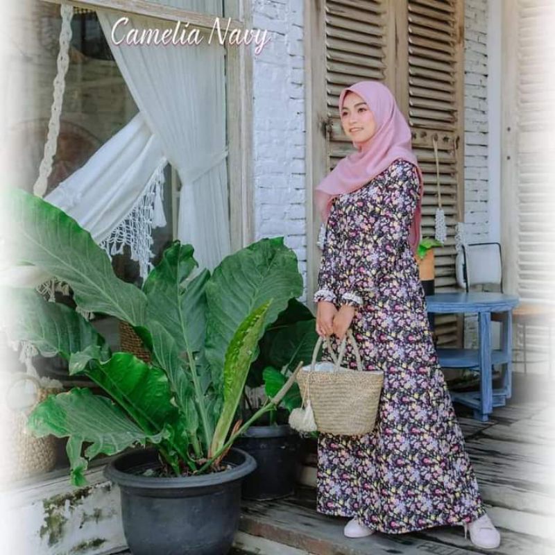 Gamis Katun Jepang by Dhiya