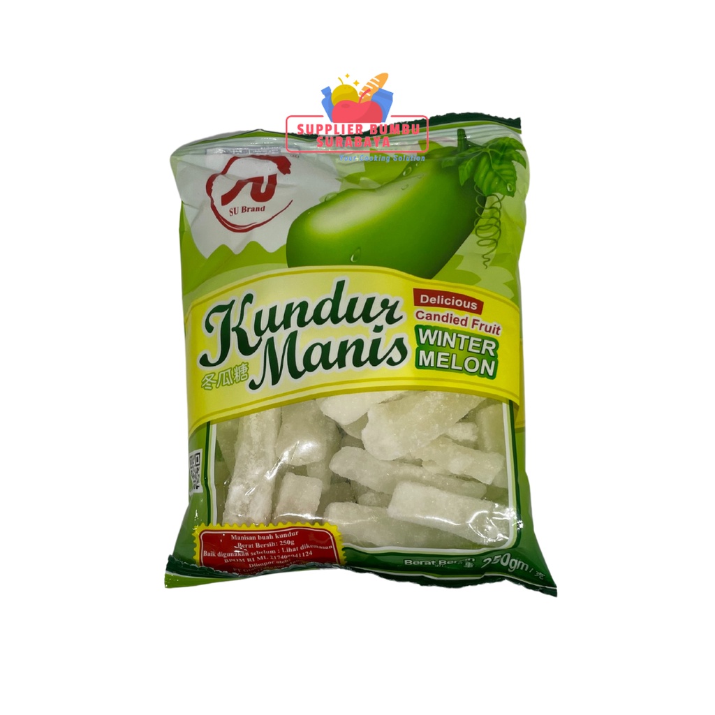 Permen Manisan Buah Kundur Manis / SU Candied Wintermelon Winter Melon Candy 250g