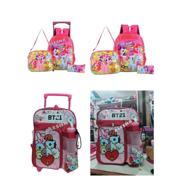 Tas Ransel Sekolah Anak Perempuan Tk Sd Motif