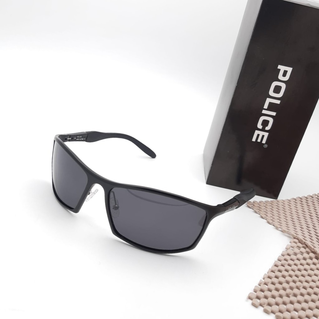 Sunglass Kacamata Sepeda Pria Police A1825 Lensa Anti UV