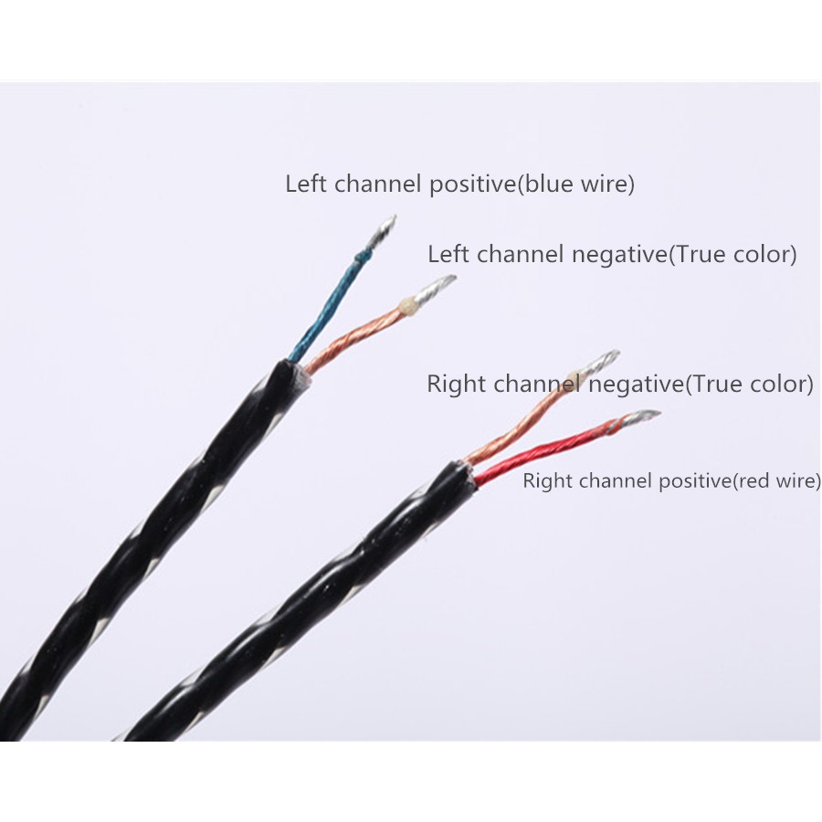 Kabel Audio High Fidelity 1.2m Untuk Reparasi Earphone DIY