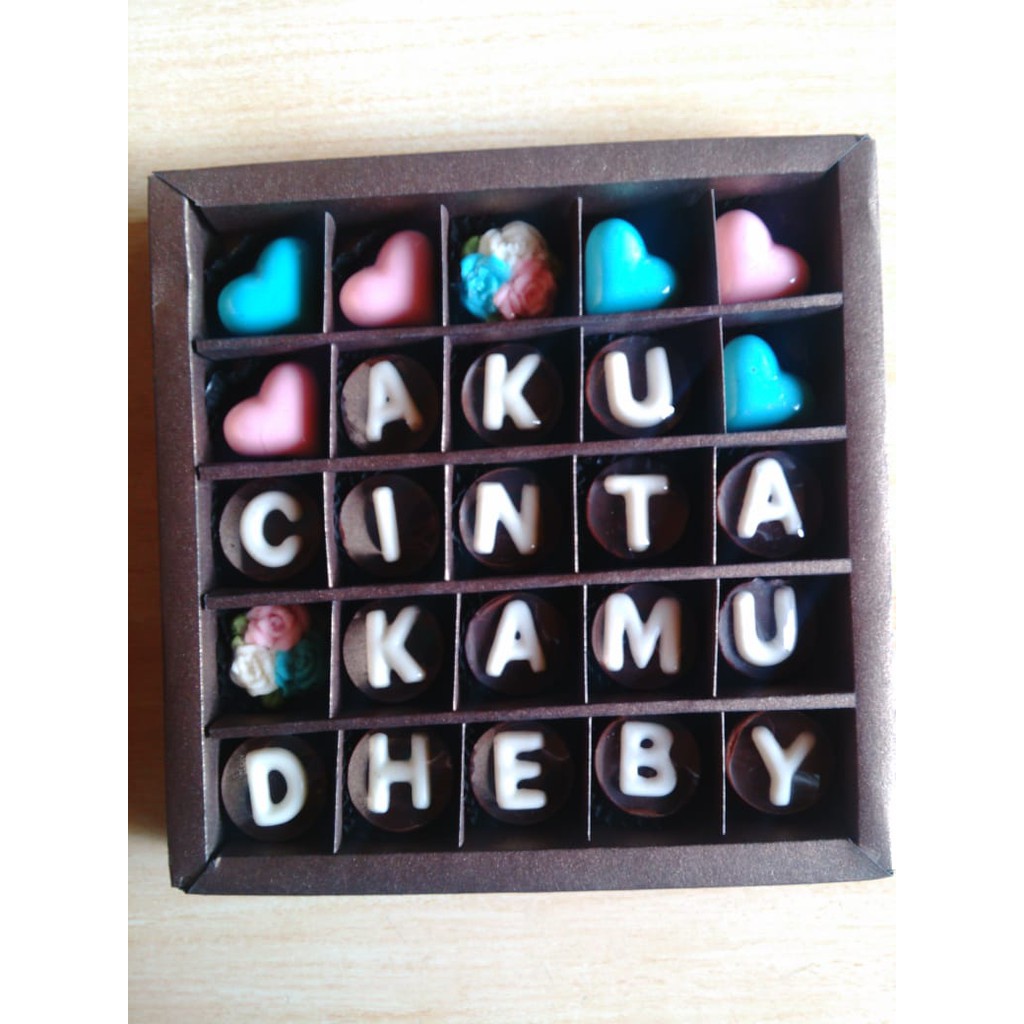 

COKLAT VALENTINE/KADO/PRALINE SEKAT (25PCS)/COKELAT EKA