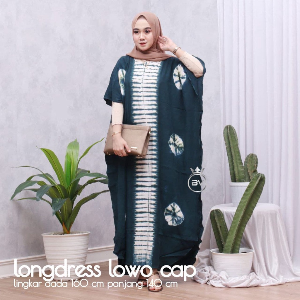 LONGDRESS JUMBO LOWO BATIK CAP ASHANTY/  DRESS KAFTAN / KAFTAN DRESS / DASTER DAILY / LONGDRESS  KAF