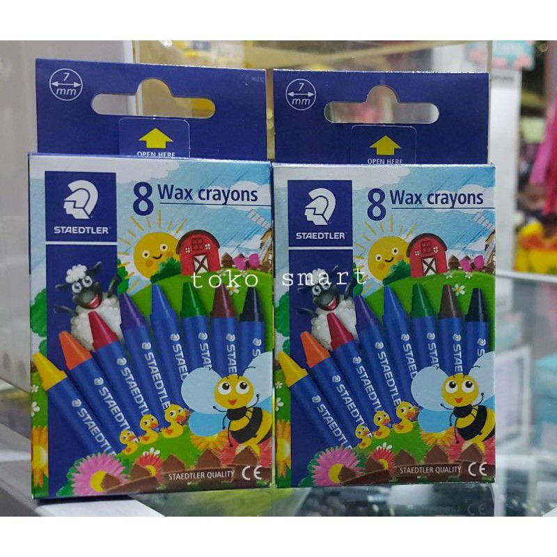 

crayon/oil pasrel/wax crayons/staedtler 8warna