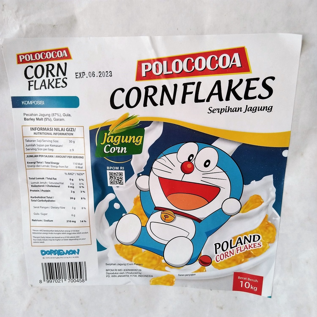 

[500gr] Polococoa Corn Flakes / Sereal Jagung Repack