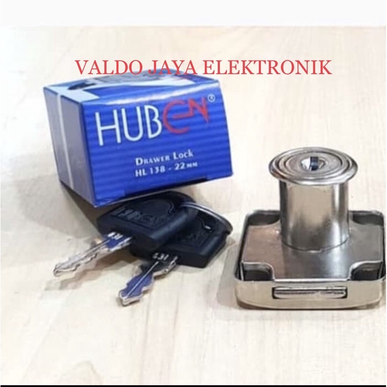 HUBEN KUNCI Laci HL-138-22mm kunci Lemari Huben 22 mm HL138