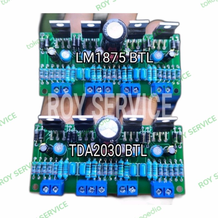 Murah kit power amplifier TDA2030 BTL baca deskripsi - Biru Keren