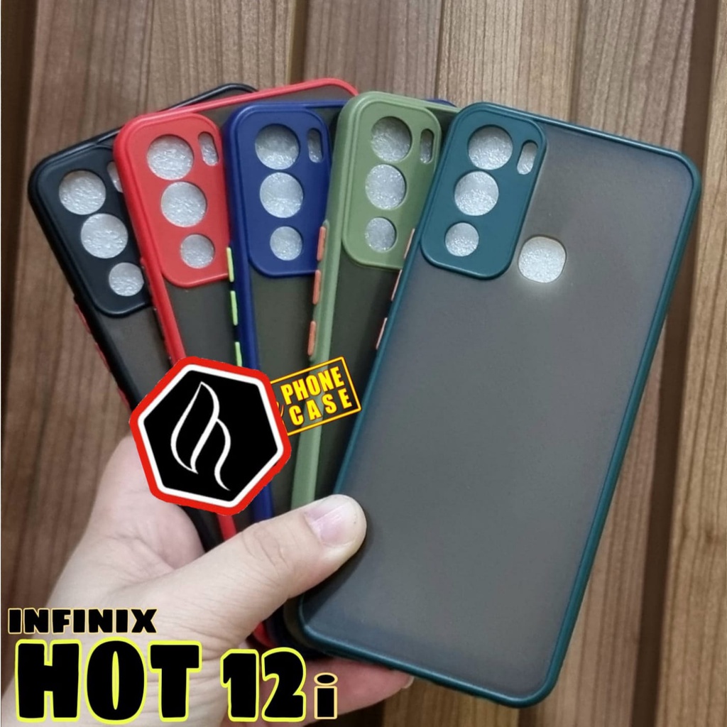 Case Infinix Hot 12i / Hot 12 / Hot 12 Play NFC Case Dove Full Protec Camera | Case Aero My Choice Color Inifnix Hot 12i