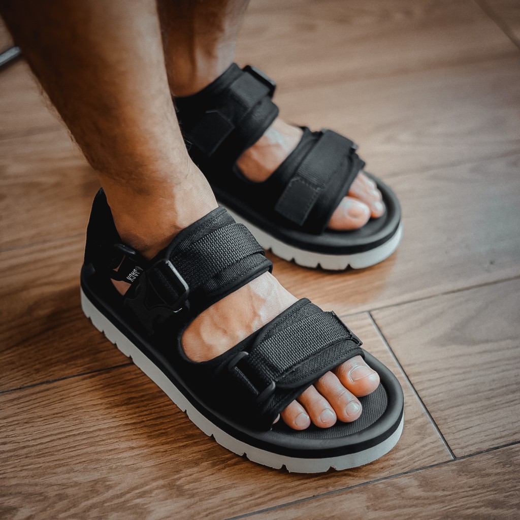 Sandal Gunung Pria Jack Alvis Black Original Sendal Sandal Gunung Pria Jack Alvis Black Original Sendal