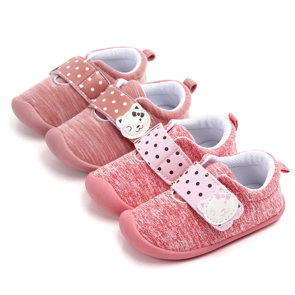 Sepatu Flat Anak Perempuan Import - Sepatu Toddler Pink W099