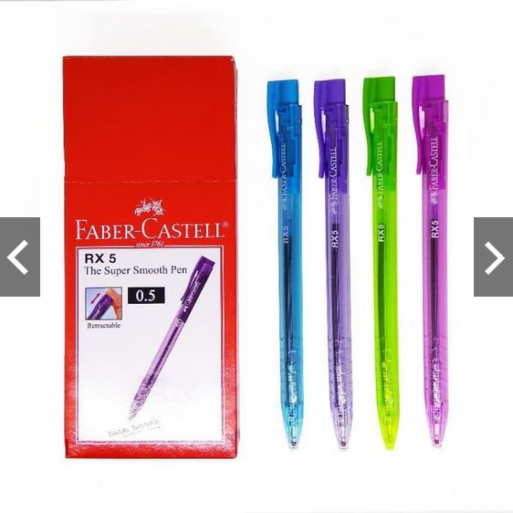 

Pulpen Pena Fabercastell Faber Castell RX5 Bolpen MURAH