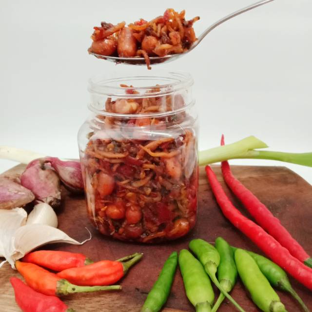 TERI KACANG BALADO 175GR | CABE TERI MEDAN KACANG | TERI KACANG RENYAH GURIH RENYAH