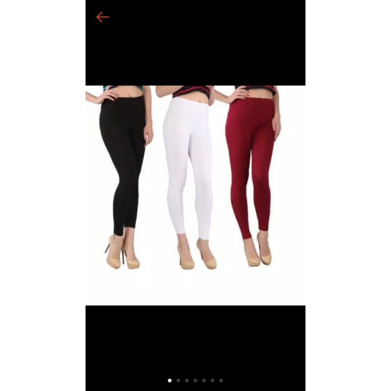 Celana legging polos panjang bahan jersey spandek grosir termurah