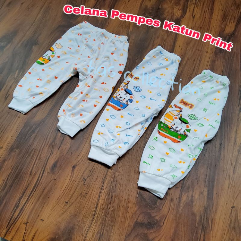 Celana Panjang Pempes katun Print