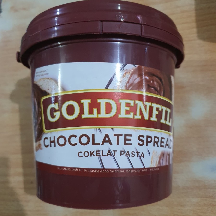 

Goldenfill Chocolate Spread 1 kg / selai jam filling coklat 1kg Goldenfil
