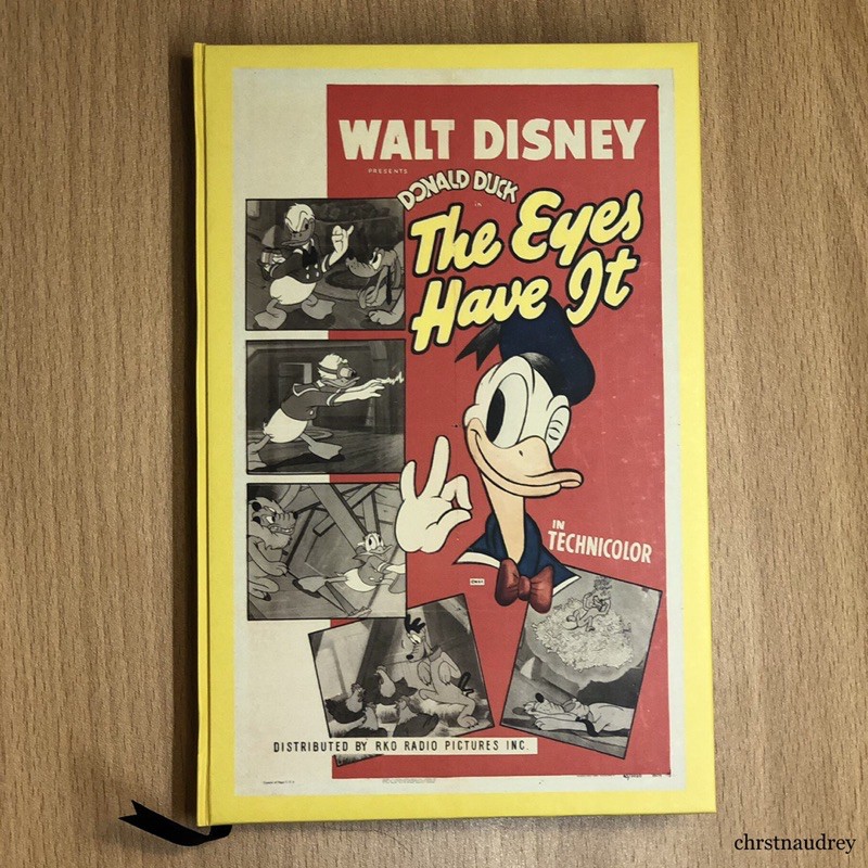 

[DISNEY] HARDCOVER VINTAGE NOTEBOOK 100 lembar plain brown paper | BUKU TULIS CATATAN HARD COVER