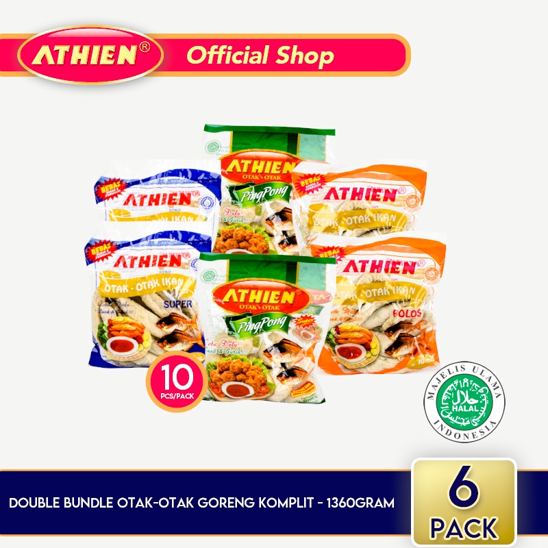 

Athien - DOUBLE BUNDLE Otak-Otak Goreng KOMPLIT / 1.360 gram