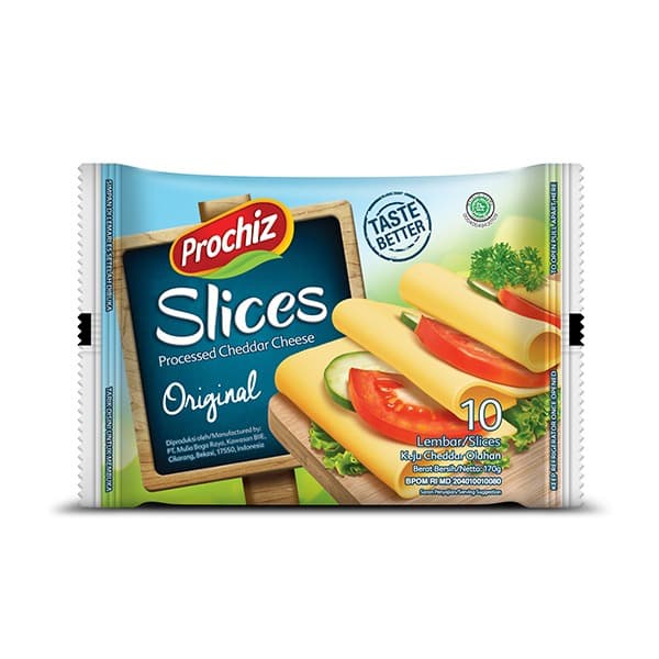 

Keju- Prochiz Cheddar Slices 10'S -Keju.