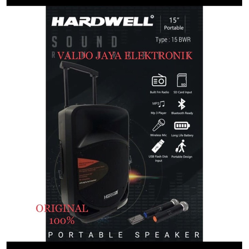 HARDWELL Speaker Portable 15” Speaker Meeting Speaker Aktif
