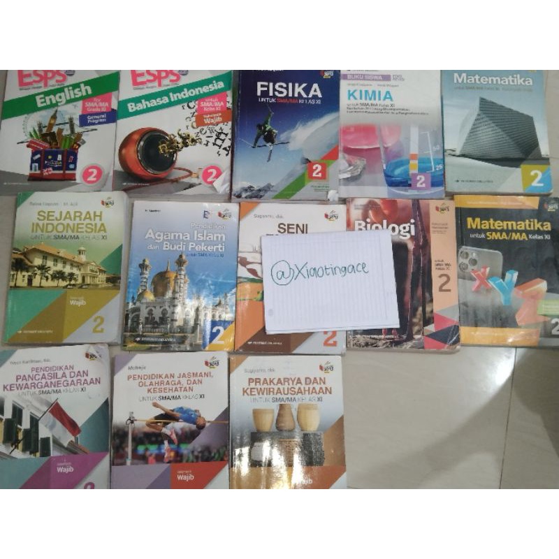 

Buku Pelajaran Erlangga Kelas 11, Nego, Matematika Minat