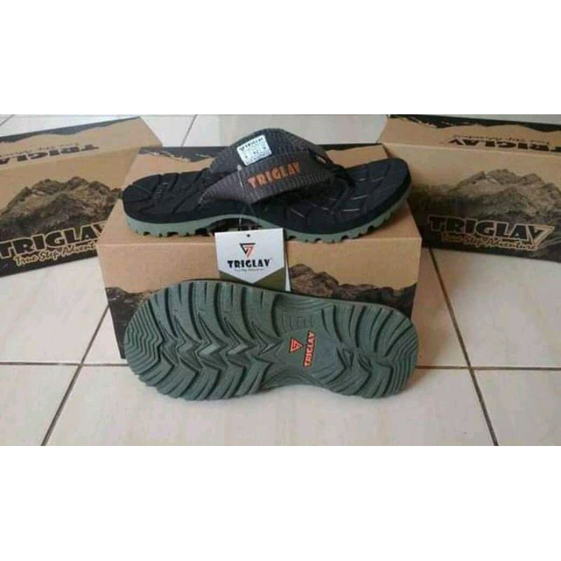 Sandal Pria Triglav Premium Original Sendal Gunung Pria Model Jepit Casual Pro