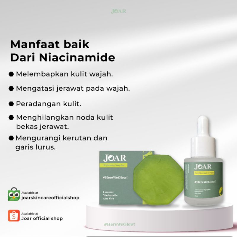 JOAR SKINCARE PKETAN SERUM DAN SABUN JOAR TERBAIK TERMURAH BAGUS UNTUK WAJAH