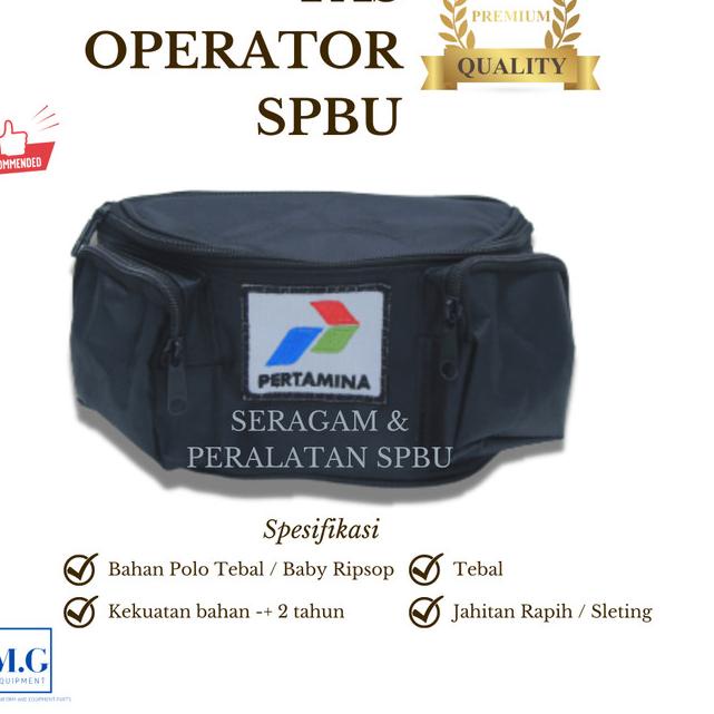 ۩ Tas pinggang operator SPBU Pertamina - logo pertamina ✥