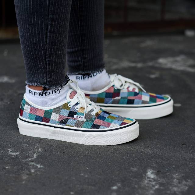 vans checkerboard multicolor