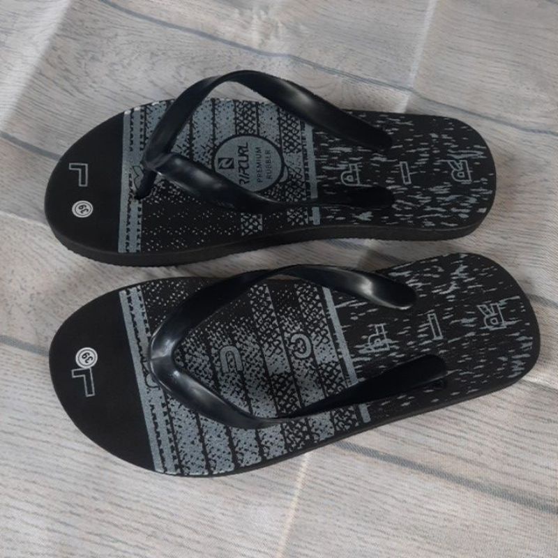 SANDAL JEPIT PRIA MOTIF RCL GARIS-GARIS