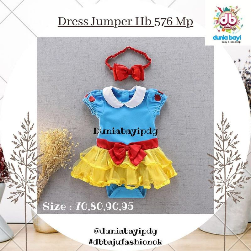Dress Jumper Hb 832/1030 Mp(J832MP) / Dress bayi princess