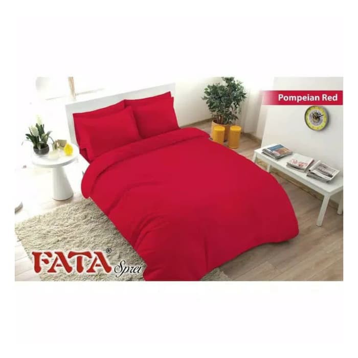 FATA - Sprei Fata Jacquard Polos Emboss Ukuran 90x200 T.20cm Motif