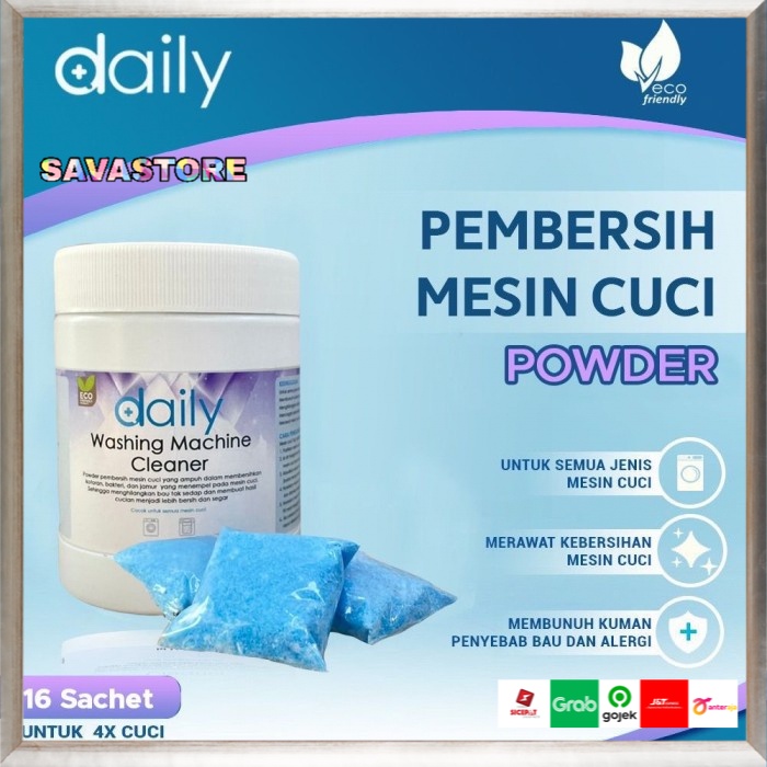 SERBUK PEMBERSIH MESIN CUCI - DAILY WASHING MACHINE CLEANER POWDER