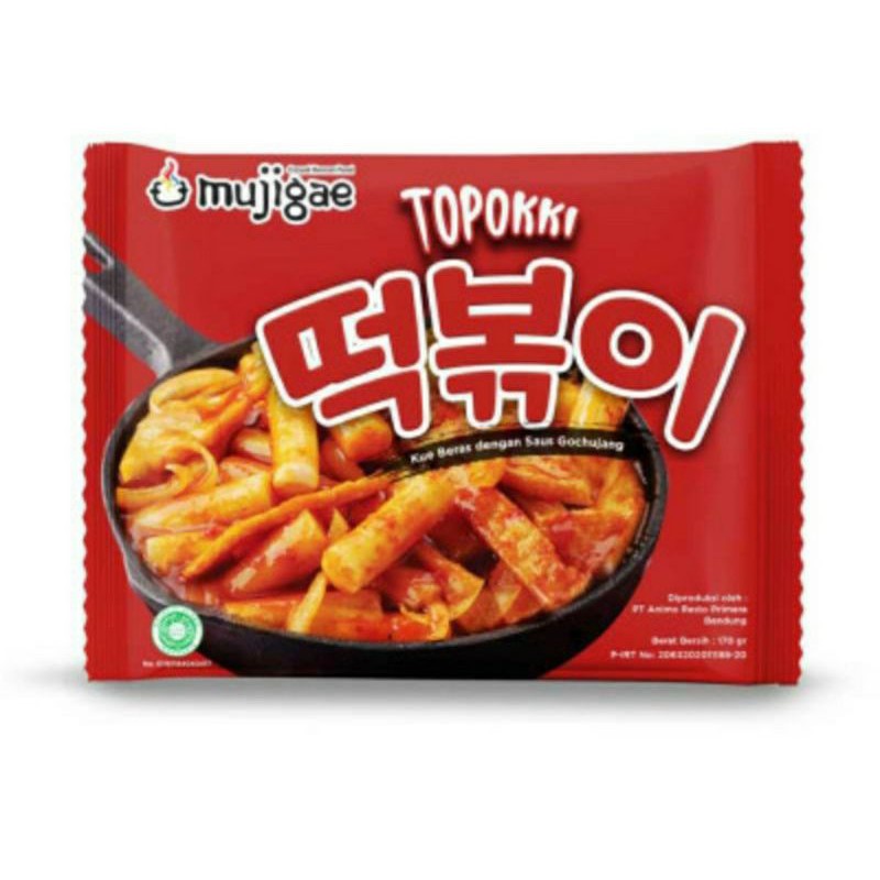 

Mujigae Topokki/Tteokbokki Instan Small 170 Gram